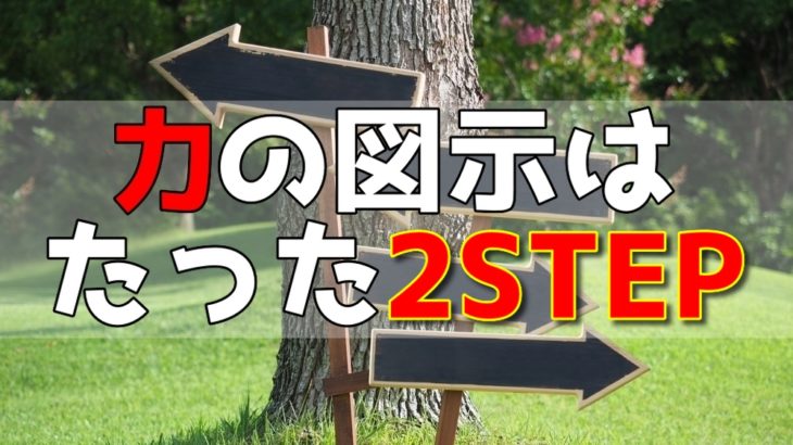 たった2STEPでできる！力の図示のコツ